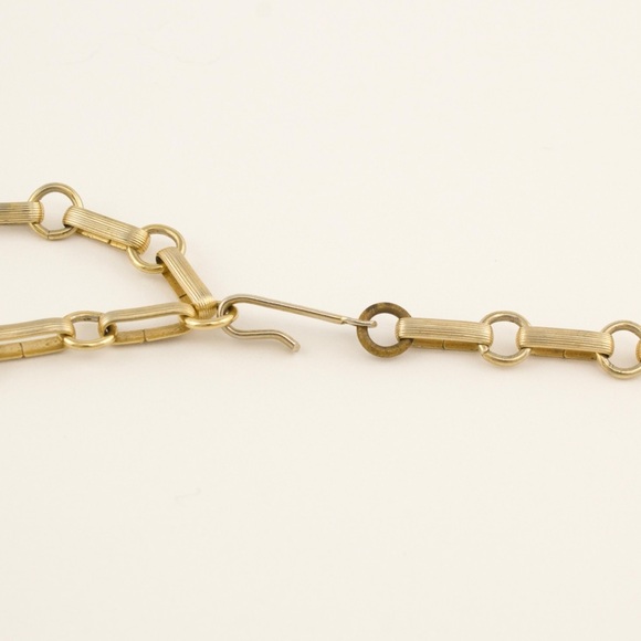 Vintage Lisner Faux Pearl Collar Necklace Gold Tone Retro Mid-Century - Picture 7 of 10